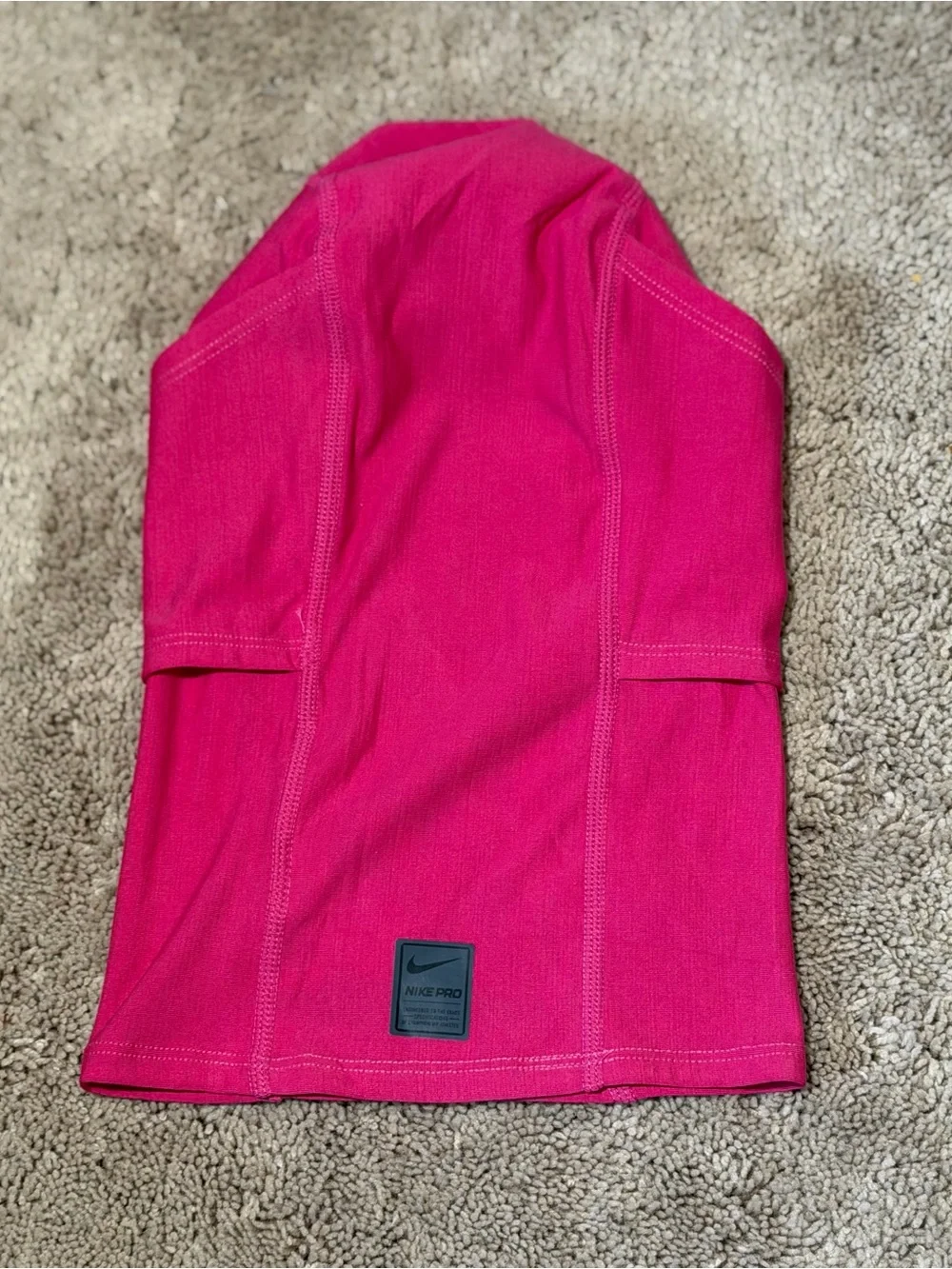 Pink nike ski mask